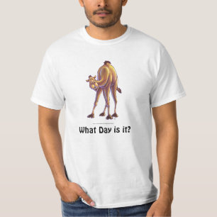 Camel What Day Is It Heads and Tails T-Shirts
