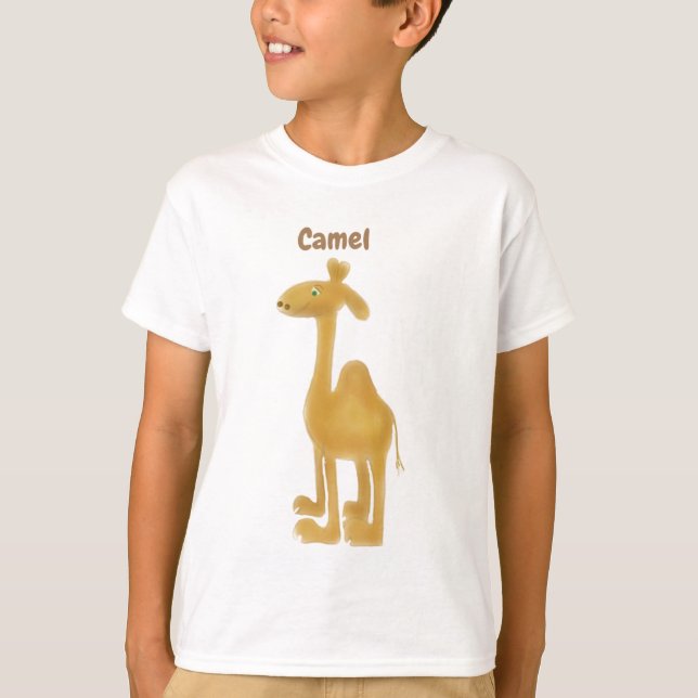 Camel whimsical funny fun T-Shirt (Front)