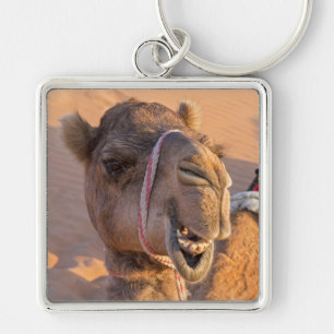 Camel with a funny facial expression - Oman Key Ring