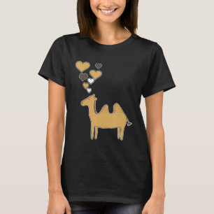 Camel With Hearts I Love Camels T-Shirt