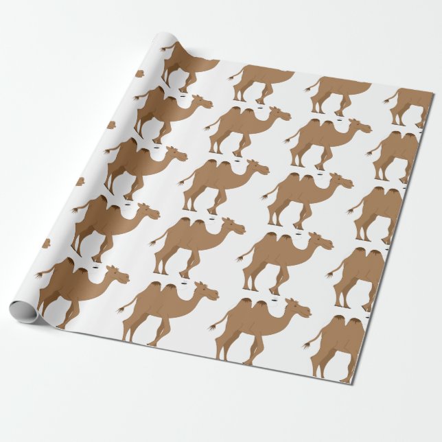 Camel Wrapping Paper (Unrolled)