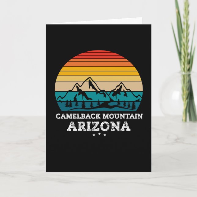 CAMELBACK MOUNTAIN Arizona Card (Front)