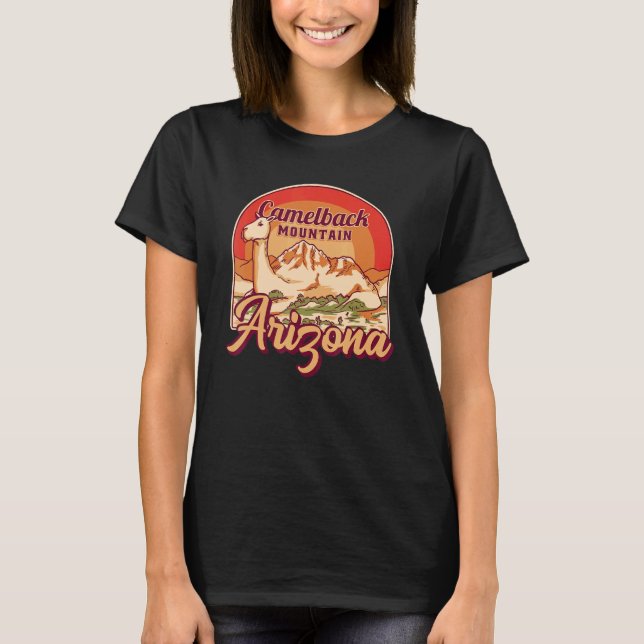 Camelback Mountain Arizona Echo Canyon Hiking T-Shirt (Front)