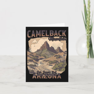 Camelback Mountain Echo Canyon Trail Arizona Hikin Card