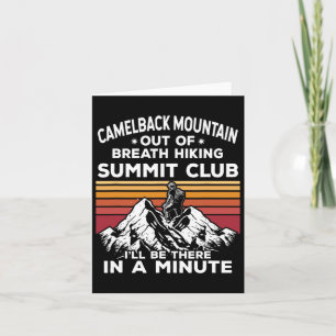 Camelback Mountain Out Of Breath Hiking Summit I'l Card