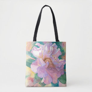 Camelia Tote Bag- from a watercolor by Andy Mathis Bag