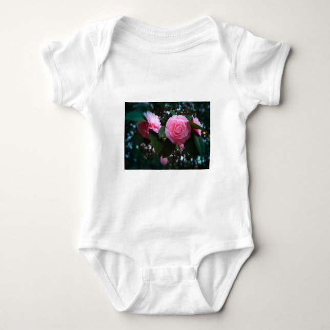 Camelias Baby Bodysuit (Front)