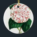 Camellia Ceramic Tree Decoration<br><div class="desc">Flower of camellia.</div>