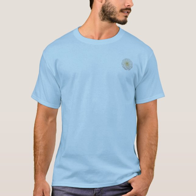 Camellia Emblem | Blossom Basics T-Shirt (Front)