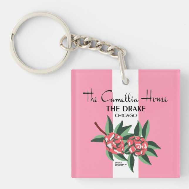 Camellia House, Drake Hotel, Chicago; 1940-1977 Key Ring (Front)