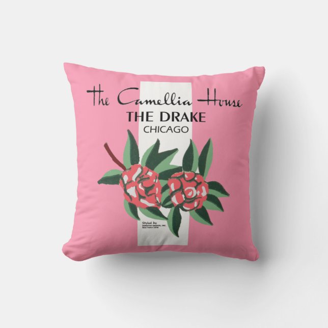 Camellia House, Drake Hotel, Chicago; 1940-1977 T- Cushion (Front)