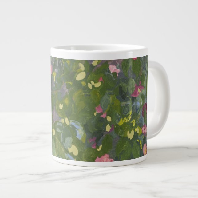 Camellia in Flower 2014 Large Coffee Mug (Front Right)