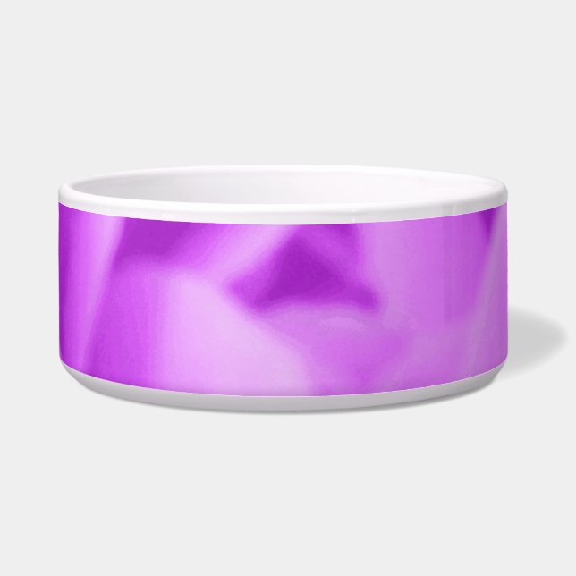 Camellia Purple Dog Bowl (Front)