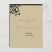 Camelot Gold with Black Scrolls Floral Medallions