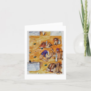 Camels 🐪 At The Well Thank You Card