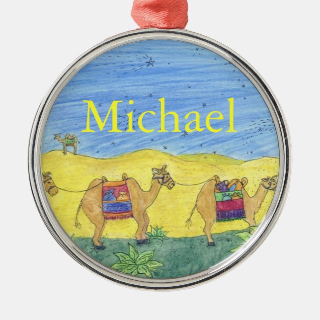 CAMELS  CHRISTmas ornament (Front)