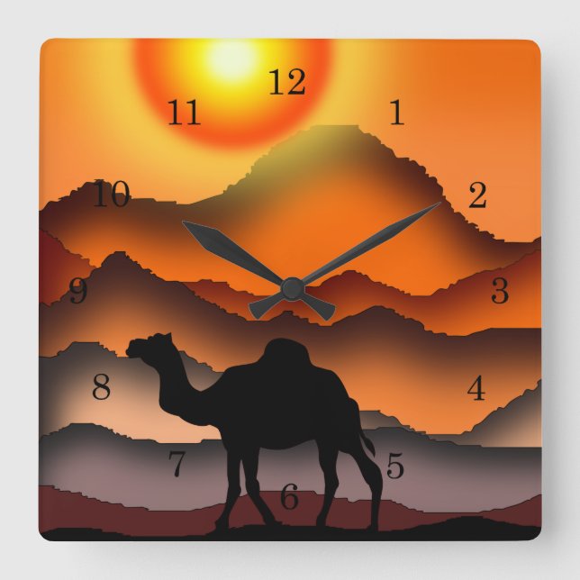 Camels Clock (Front)