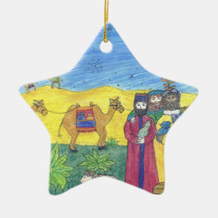 CAMELS GIFTS AND THREE WISE MEN: star ornament