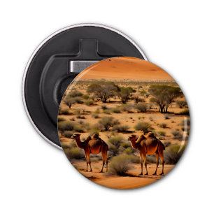 Camels In The Australian Outback, Bottle Opener