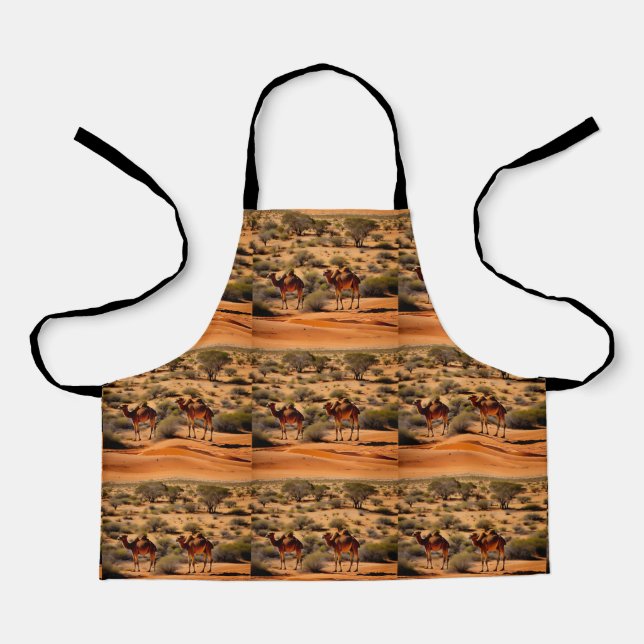 Camels Outback Australia, Kids Full Print Apron (Front)