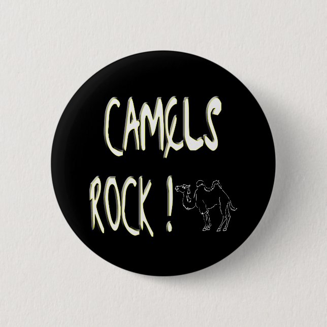 Camels Rock! Button (Front)
