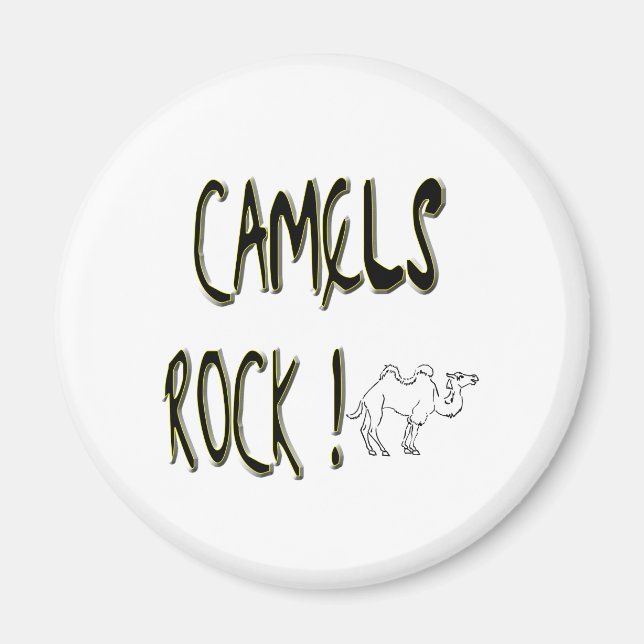 Camels Rock! Magnet (Front)