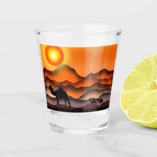 Camels Shot Glass