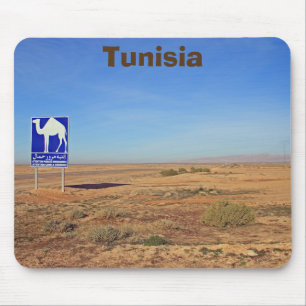 Camels sign, Tunisia Mouse Mat