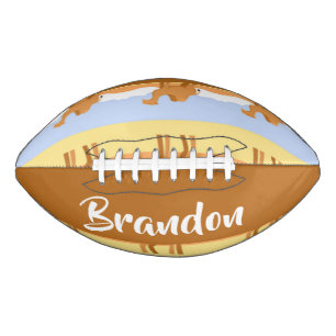 Camels standing in the desert pattern american football