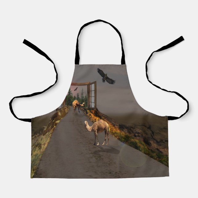 Camels The Call Of The Mountain, Kids Apron (Front)