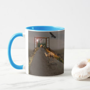 Camels Walking To Wonderland, Mug