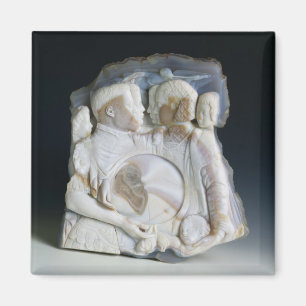 Cameo depicting Cosimo de Medici (1519-74) and his Magnet