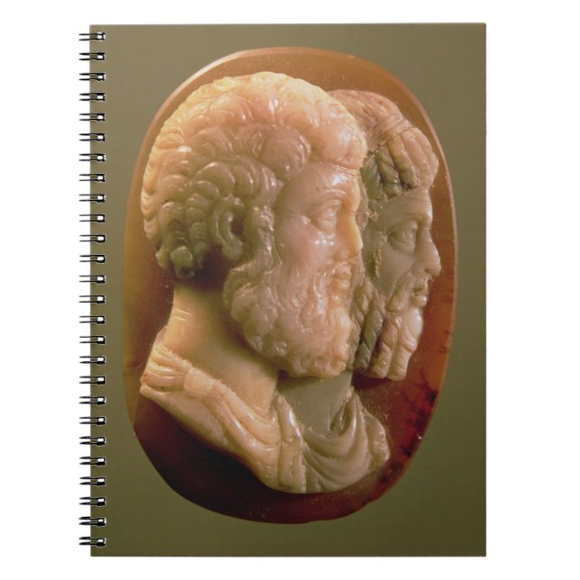 Cameo depicting Marcus Aurelius (121-180) and Luci Notebook (Front)