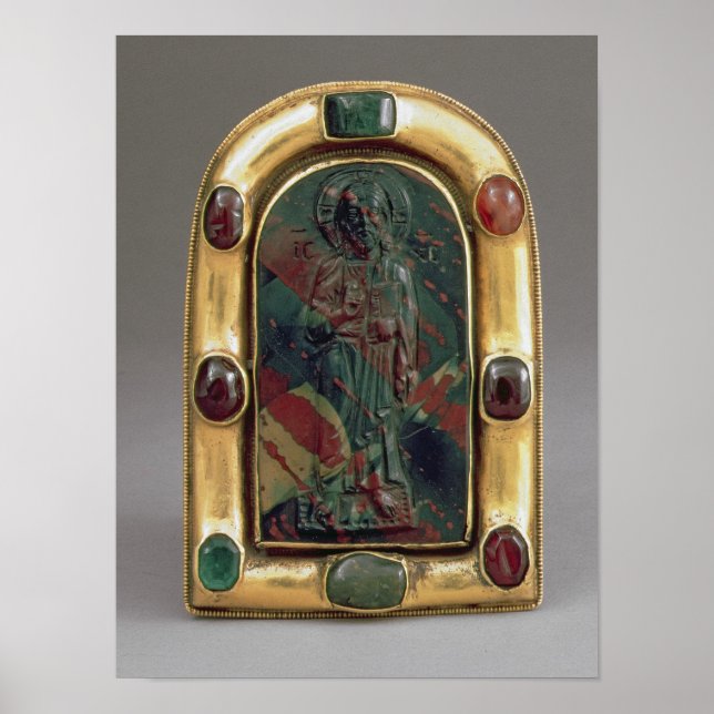 Cameo of Christ giving Blessing Poster (Front)