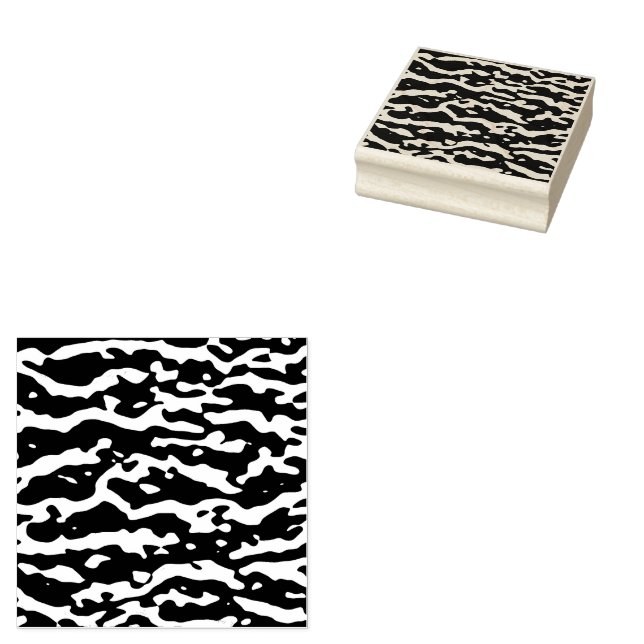 Cameo Pattern Rubber Stamp (Stamped)