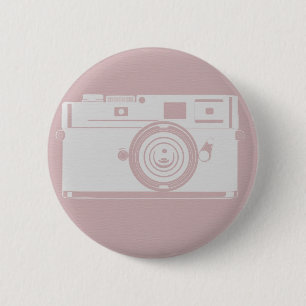 Camera 6 Cm Round Badge