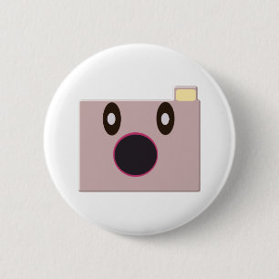 Camera 6 Cm Round Badge