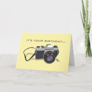 Camera Birthday Card