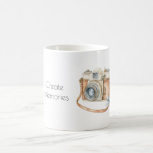 Camera Blue Bow Coffee Mug