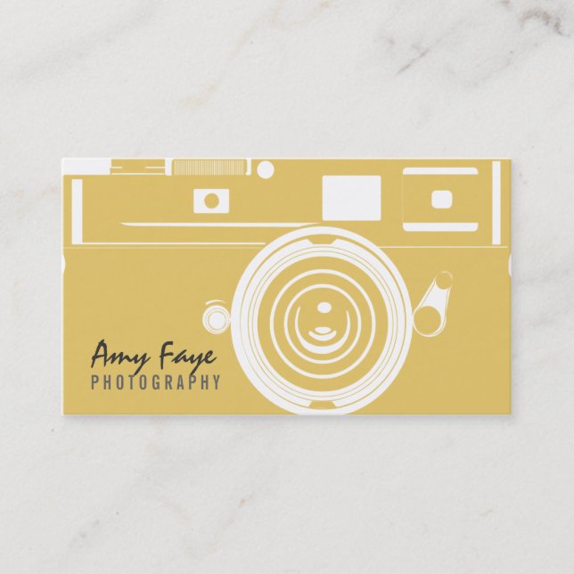 Camera Business Cards | Photography (Front)