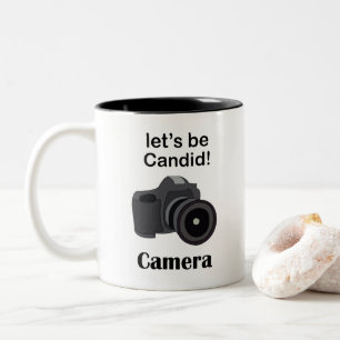 Camera Candid Photographer Two-Tone Coffee Mug
