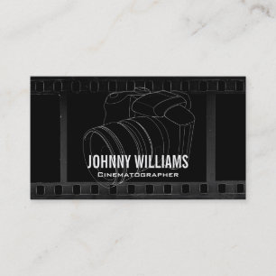Camera DSLR   Film Background Business Card