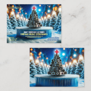 Camera Electronic Christmas Sale Business Card