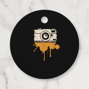 Camera I Photography I Retro Journalist Favour Tags