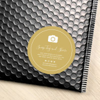 Camera Icon White Border Snap Share Custom Colour