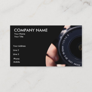 Camera lens Business Card