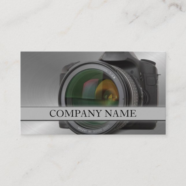 Camera Lens Business Card (Front)