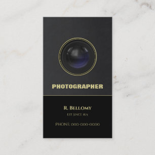 Camera Lens Business Card