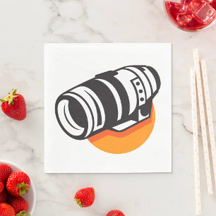 Camera Lens Paper Napkins