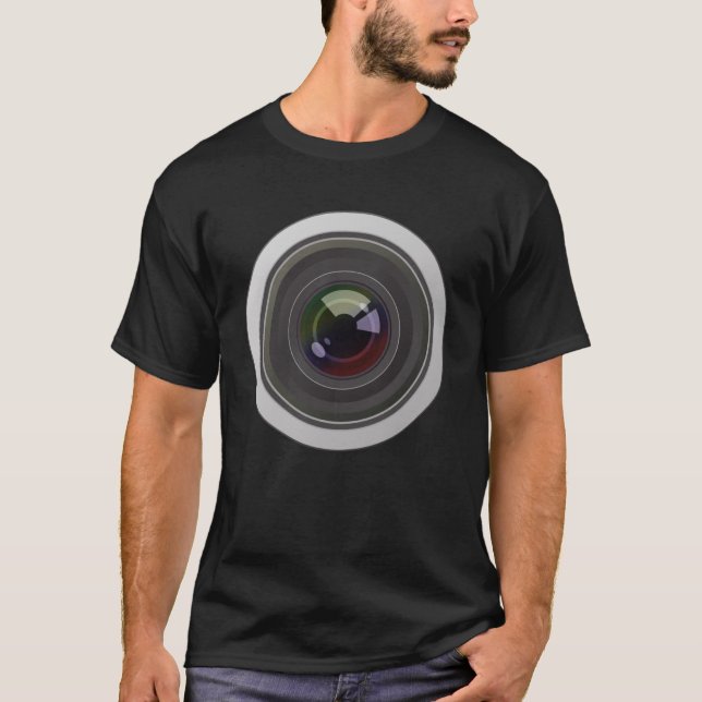 Camera Lens Photographer Never Lose Focus Photo Ph T-Shirt (Front)